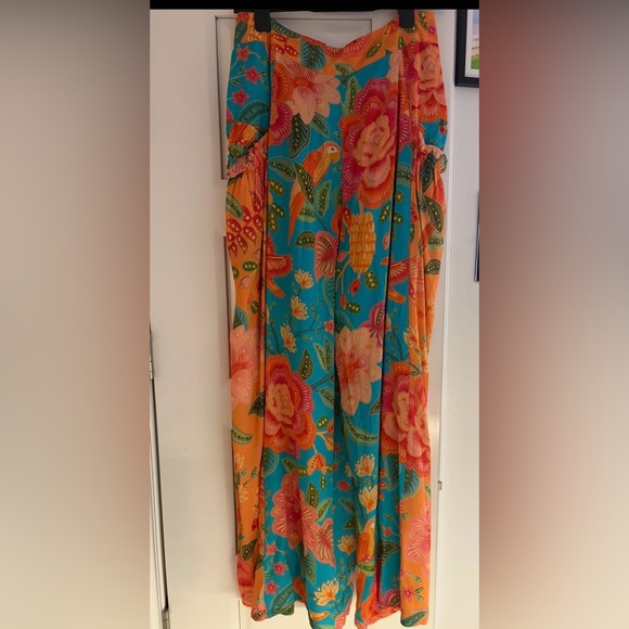 Farm Rio x Anthropologie Floral Wide-Leg Pants - Picture 7 of 9